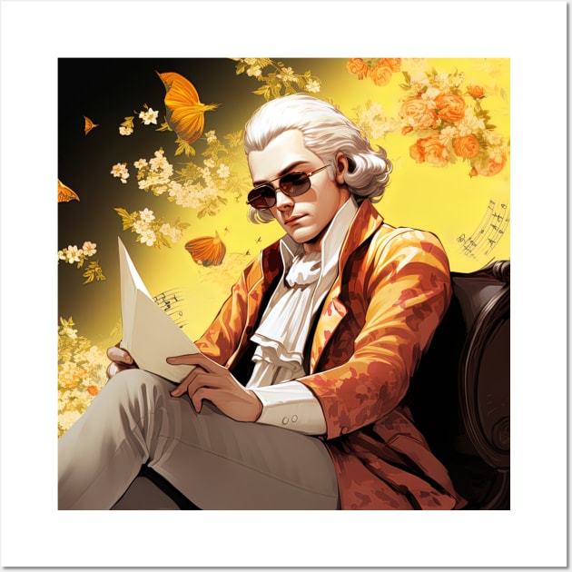 Wolfgang Amadeus Wall Art by ComicsFactory